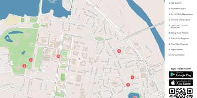 خريطة هانوي الأغذية في الشوارع